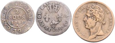 Französische Kolonien - Mince a medaile