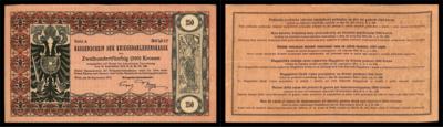 Kassenschein der Kriegsdarlehskasse über 250 Kronen 1914 - Monete e medaglie