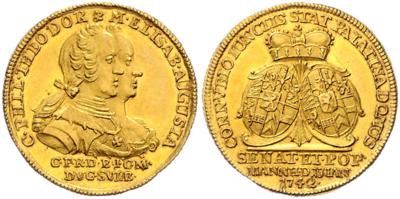 Kurpfalz, Karl Philipp 1716-1742 GOLD - Coins and medals