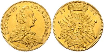 Kurpfalz, Karl Theodor 1743-1799 GOLD - Münzen und Medaillen