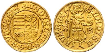 Ladislaus V. Posthumus 1453-1457 GOLD - Münzen und Medaillen
