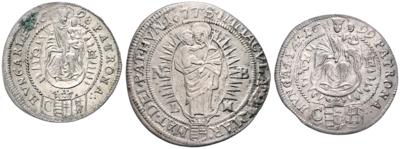 Leopold I.- Münzstätten Pressburg und Nagybanya - Coins and medals