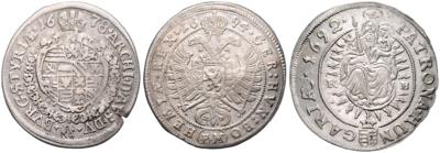 Leopold I.- XV Kreuzer - Münzen und Medaillen