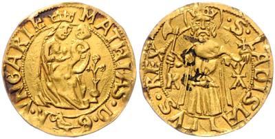 Matthias Corvinus 1458-1490 GOLD - Münzen und Medaillen