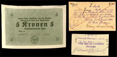Notausgaben und ähnliches 1. Weltkrieg- polnisch/tschechischer Raum - Mince a medaile