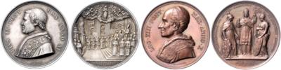 Päpste des 19. und 20. Jhdt. - Münzen und Medaillen