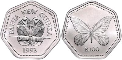 Papua Neuguinea- PLATIN - Münzen und Medaillen