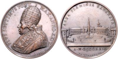 Pius VII. 1800-1823 - Mince a medaile