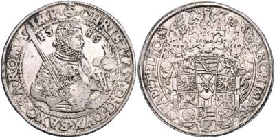 Sachsen A. L., Christian I. 1586-1591 - Mince a medaile