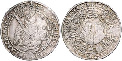 Sachsen A. L., Christian II., Johann Georg und August 1591 -1611 - Mince a medaile