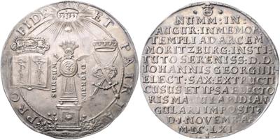 Sachsen A. L., Johann Georg II. 1656-1680 - Monete e medaglie