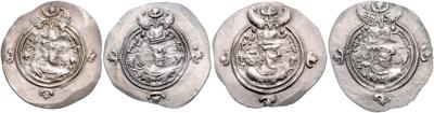 Sasaniden, Xusro II. - Coins and medals