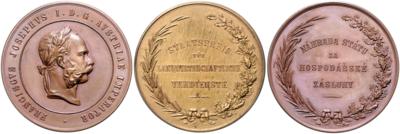 Staatspreismedaillen (5 Stk. AE) - Coins and medals