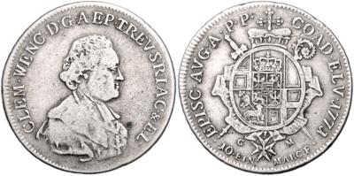 Trier, Clemens Wenzel von Sachsen 1768-1794 - Münzen und Medaillen