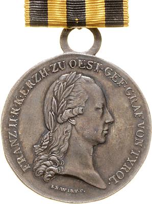 Tiroler Denkmünze 1797 - ?ády a vyznamenání
