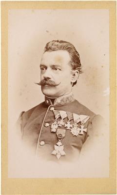Konvolut Porträtphotos meist Dänemark - Feldzug 1864, - Orden und Auszeichnungen
