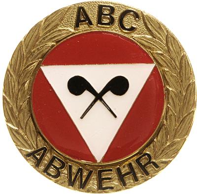 Lot Abzeichen ABC - Abwehr, - Orden und Auszeichnungen