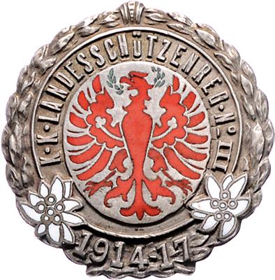 K. k. Landesschützenreg. Nr. 31914 - 1917, - Řády a vyznamenání
