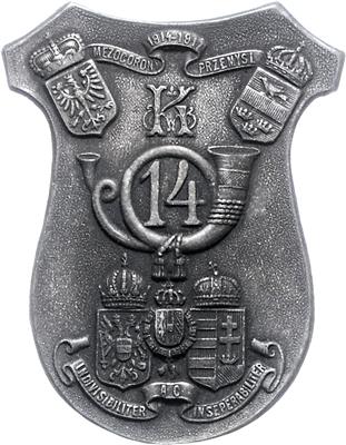 14er Jäger 1914 - 1917, - Řády a vyznamenání