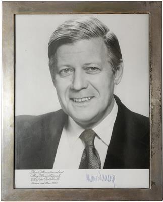 Geschekportrait Bundeskanzler Helmut Schmidt - Orden und Auszeichnungen