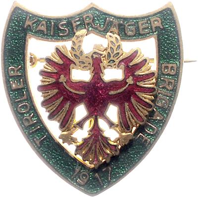 Tiroler Kaiserjäger Brigade 1917, - Orden und Auszeichnungen