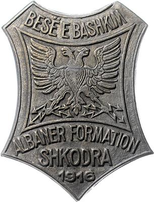 Bese e Bashkim/ Albaner Formation Shkodra 1916 - Orden und Auszeichnungen