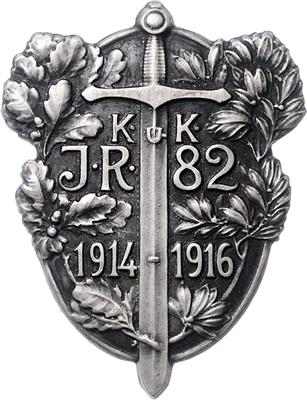 K. u. K. IR 82 1914 - 1916 - Orden und Auszeichnungen