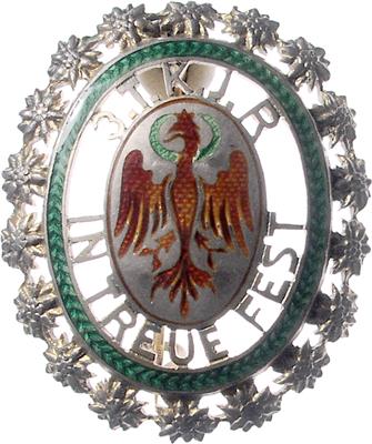 Regimentsabzeichen des 3. Tiroler Kaiserjäger Regiments - Řády a vyznamenání