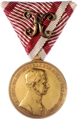 Goldene Tapferkeitsmedaille für Offiziere, - Onorificenze e decorazioni