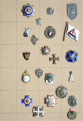 Sammlung polnische Miniaturabzeichen - Orden und Auszeichnungen