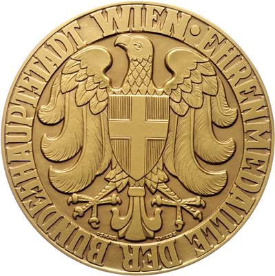 Ehrenmedaille der Stadt Wien, - Řády a vyznamenání