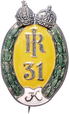 Infanterie - Rgt. Nr. 31, - Onorificenze e decorazioni