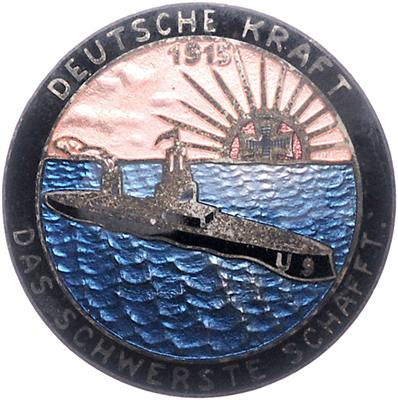 U-Boot 9 "Deutsche Kraft das Schwerste schafft 1915", - Řády a vyznamenání