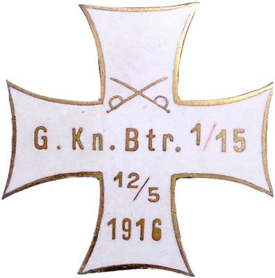 G. Kn. Btr. 1/15 12/5 1916, - Orders and decorations
