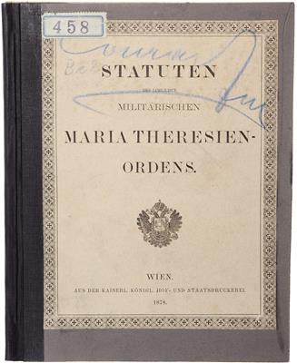 Militär - Maria Theresien - Orden, - Orden und Auszeichnungen