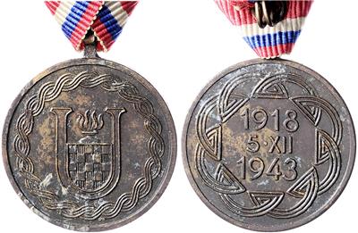 Gedenkmedaille 5. Dezember 1918, - Orders and decorations