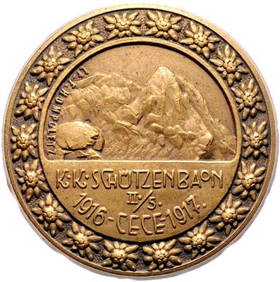 K. K. Schützen Baon. II./5. Cece 1916/1917, - Orden und Auszeichnungen