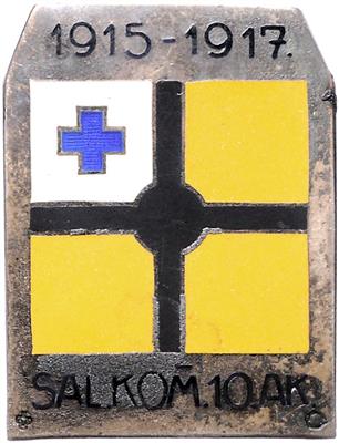 Sal. Kom. 10. AK 1915-1917, - Orden und Auszeichnungen