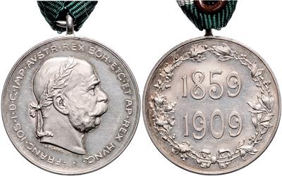 Tiroler Landesverteidigungs -Jubiläumsmedaille 1859 - 1909, - Onorificenze e decorazioni