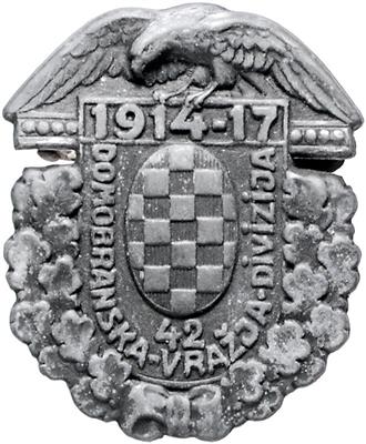 42. Domobranska Vrazja Divizija 1914-17, - Onorificenze e decorazioni