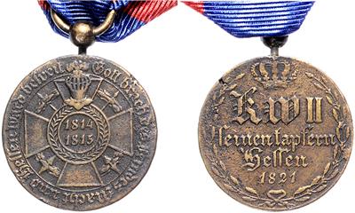 Kriegerdenkmünze 1814/15, - Orden und Auszeichnungen