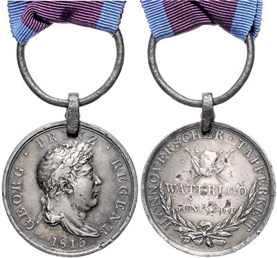 Waterloo - Medaille 1815, - Řády a vyznamenání