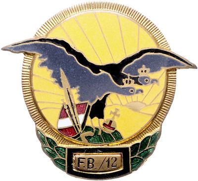 Abzeichen "F. B./14", - Orden und Auszeichnungen