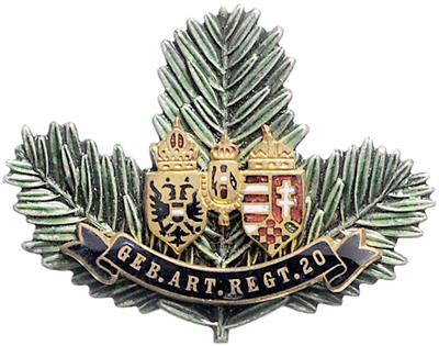 Geb. Art. Regt. 20, - Orders and decorations