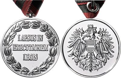 Verwundetenmedaille des MBI in Silber für Inlandseinsätze, - Řády a vyznamenání