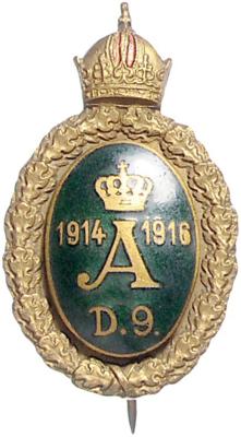 Dragoner Regiment Nr. 9 1914-1916, - Onorificenze e decorazioni