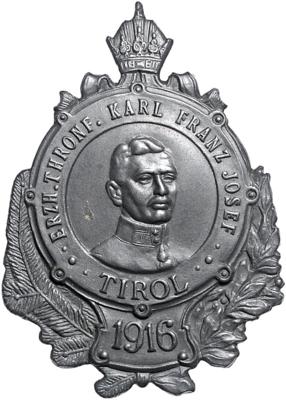 Erzherzog Thronfolger Karl Franz Josef Tirol 1916, - Onorificenze e decorazioni