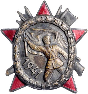 Partisanen - Erinnerungsabzeichen 1941. - Řády a vyznamenání