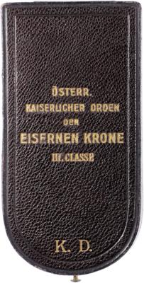 Orden der Eisernen Krone, - Decorazioni e onorificenze