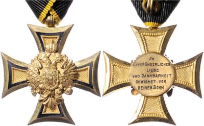 Militärdienstzeichen für Offiziere, - Medaile a vyznamenání